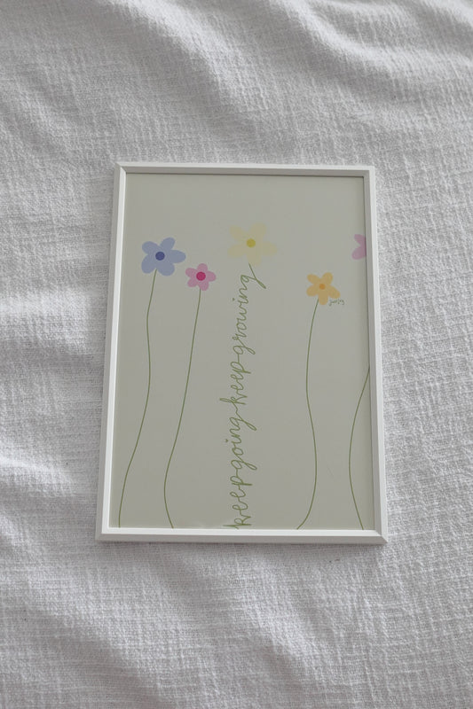 Keep Going Keep Growing Print