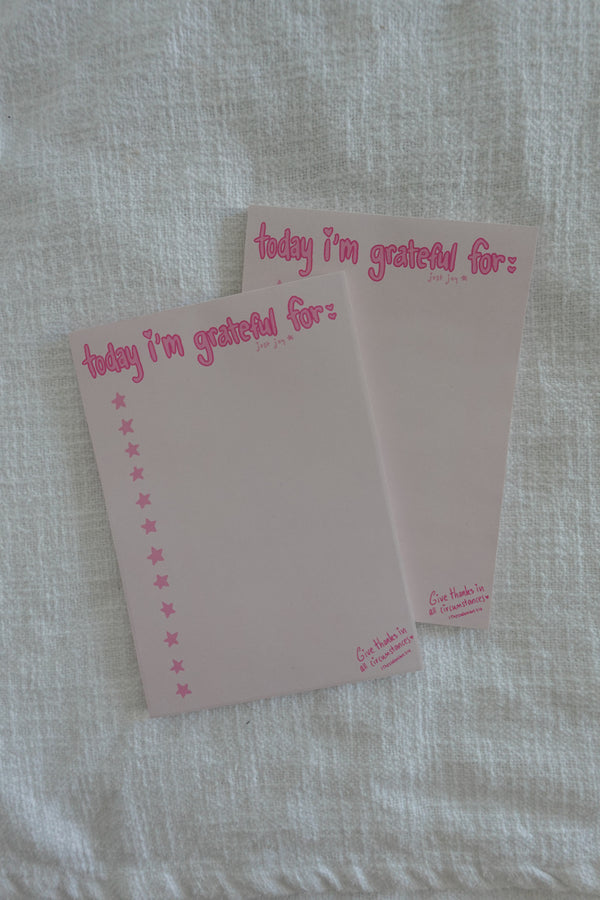 Gratitude Notepad