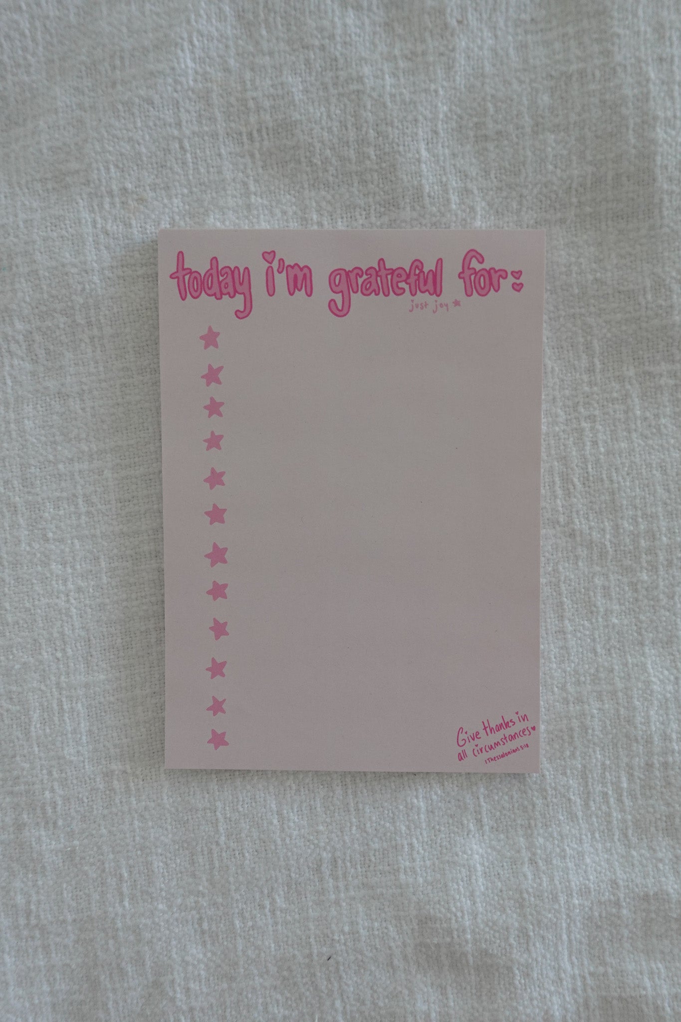 Gratitude Notepad