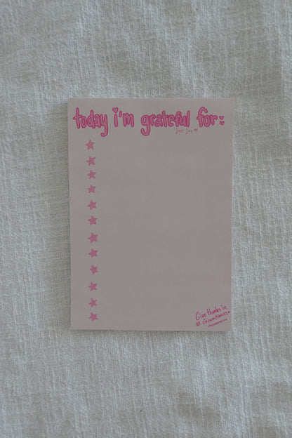 Gratitude Notepad