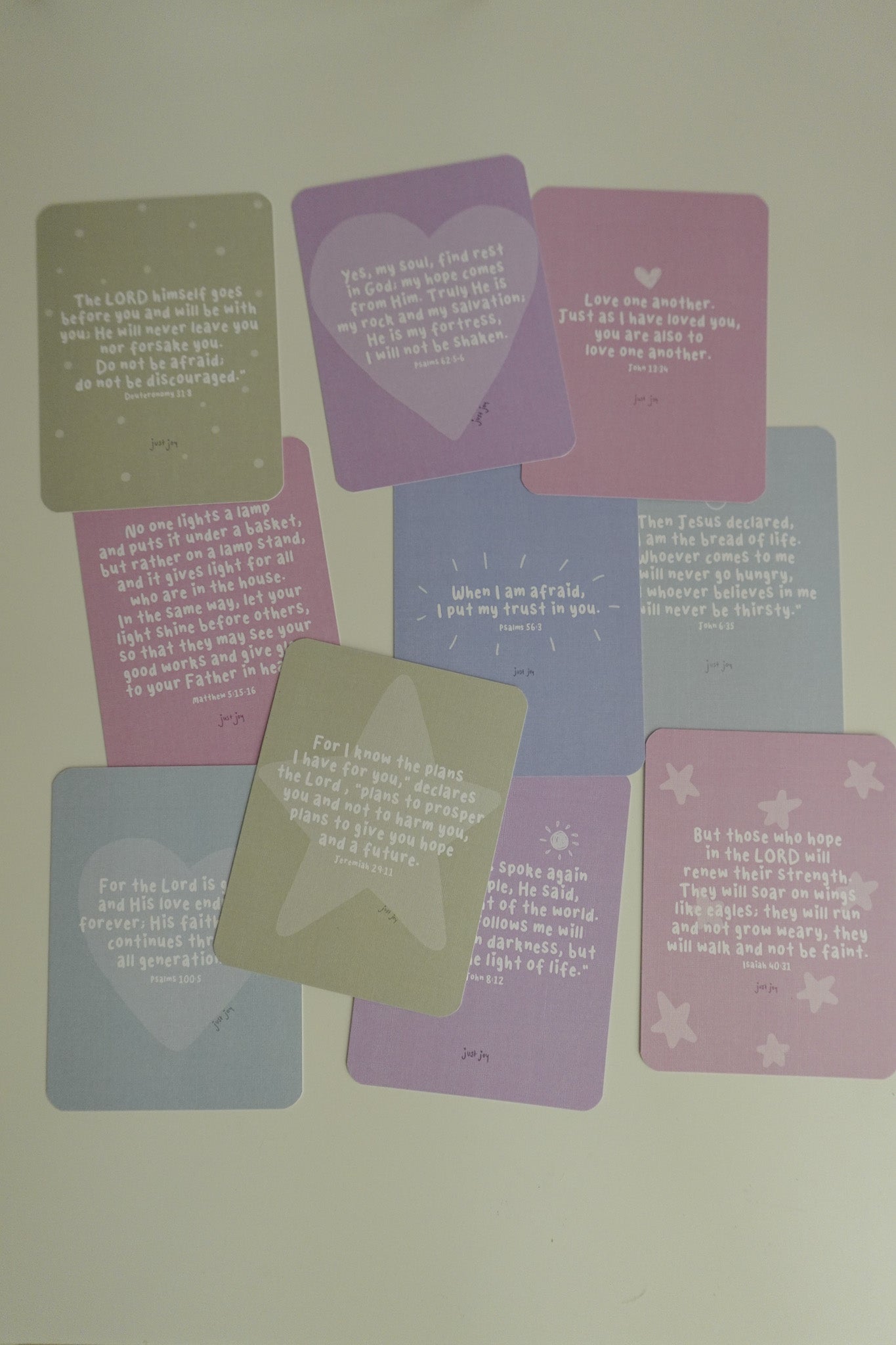 Bible Verse Encouragement Cards
