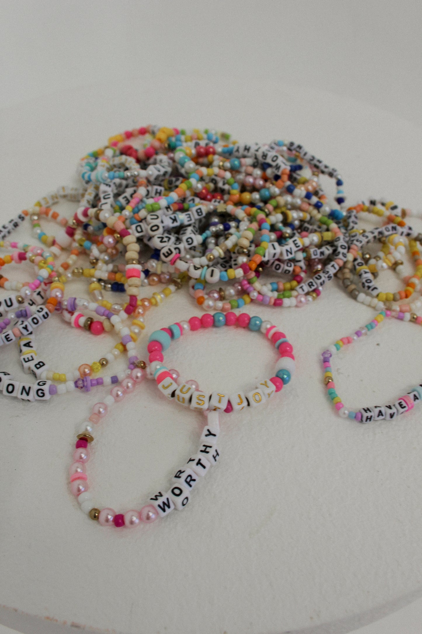 Assorted Handmade Beaded Bracelets