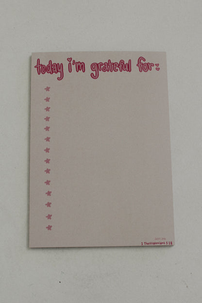 Gratitude Notepad