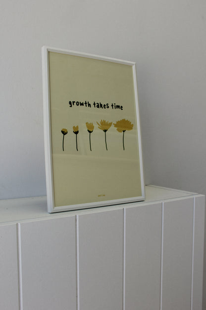 Growth Takes Time Print